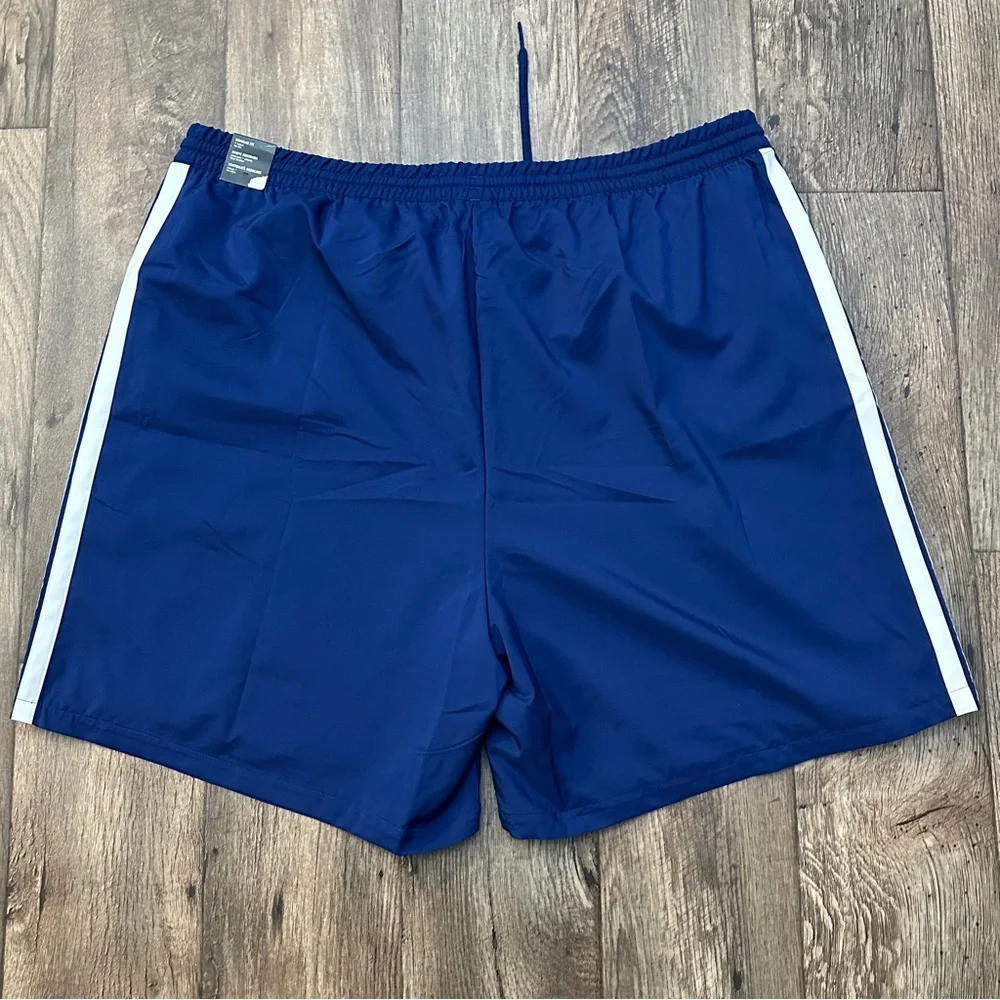 Adidas Multi Sport 3 Stripes Shorts Men’s Size 3XLT Dark Blue White